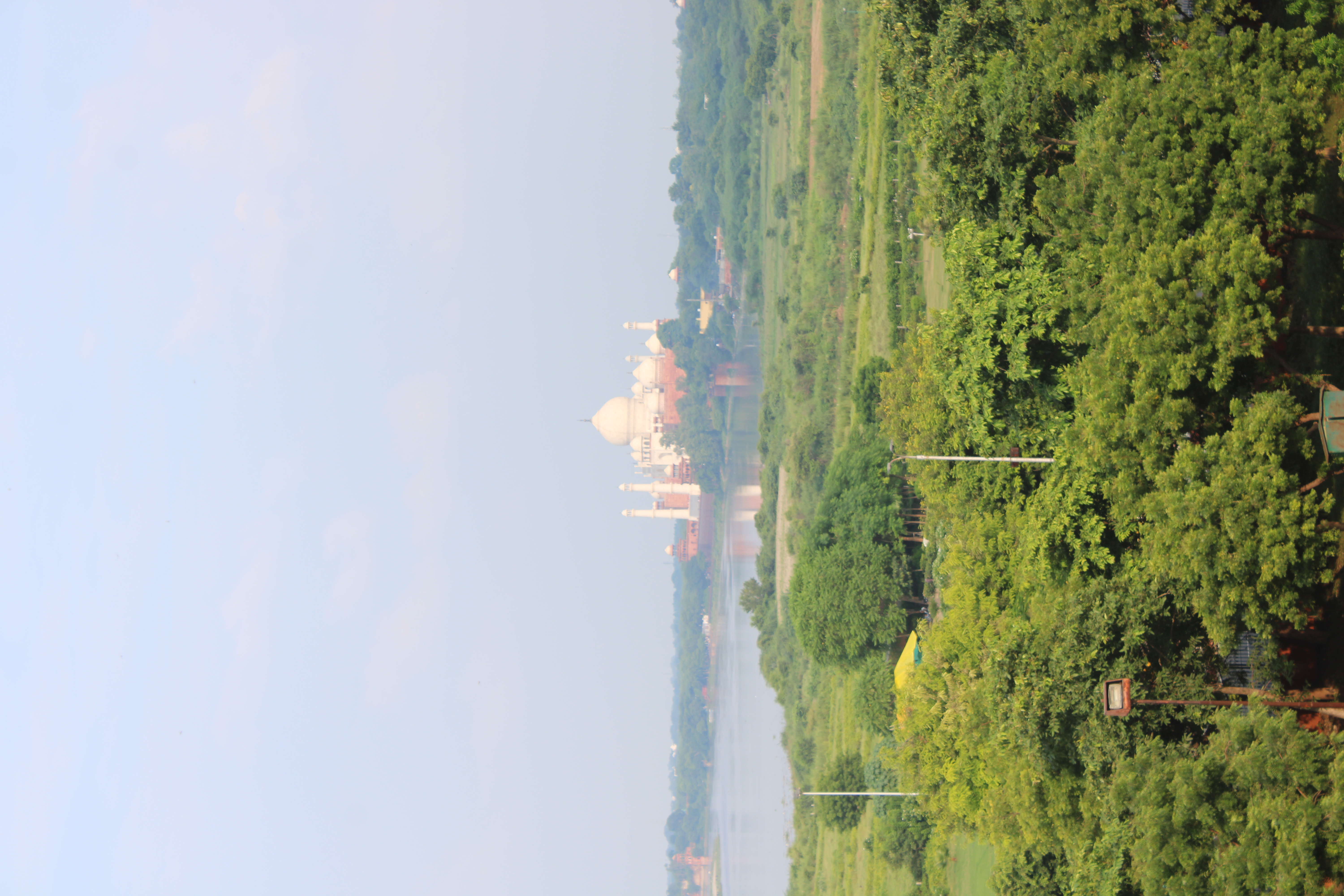 View of Taj Mahal from Agra Fort