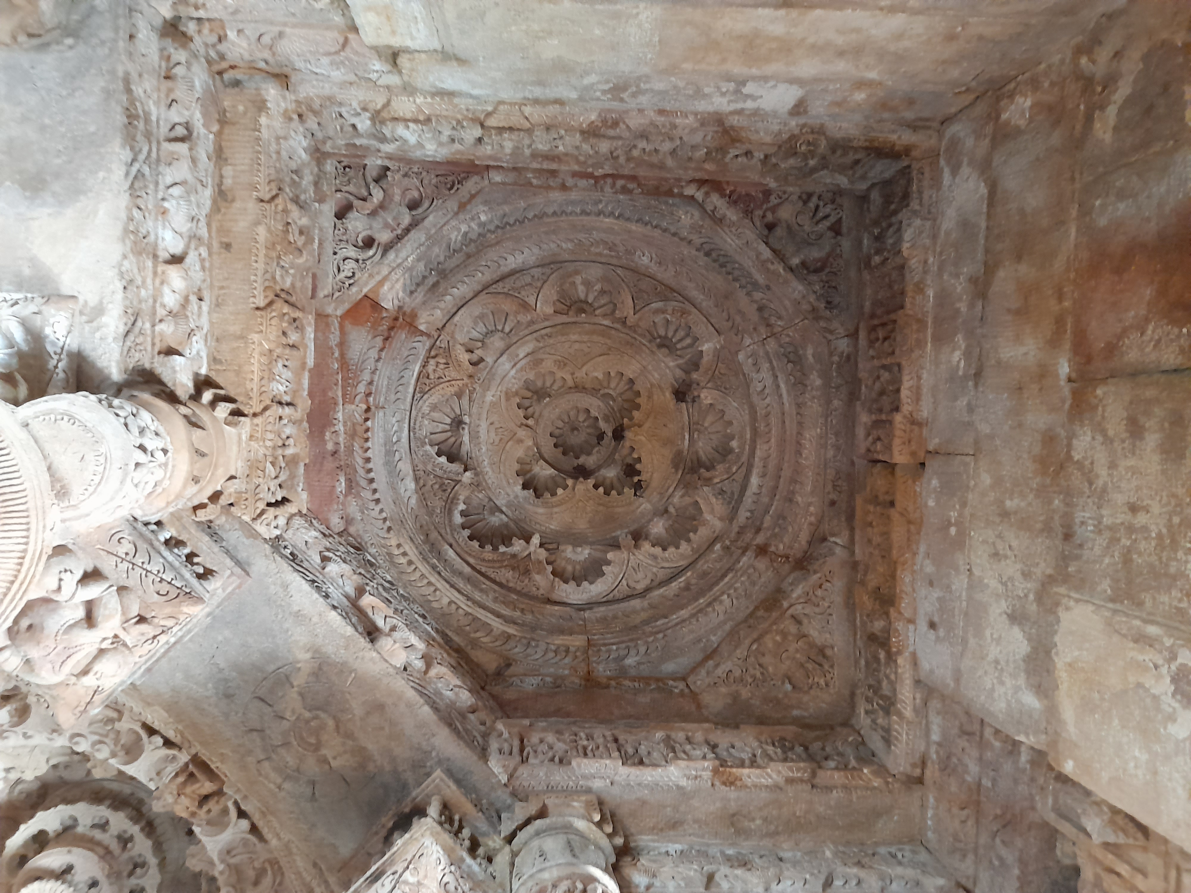 Ceiling of Gudhamandapa, Sun Temple, Modhera