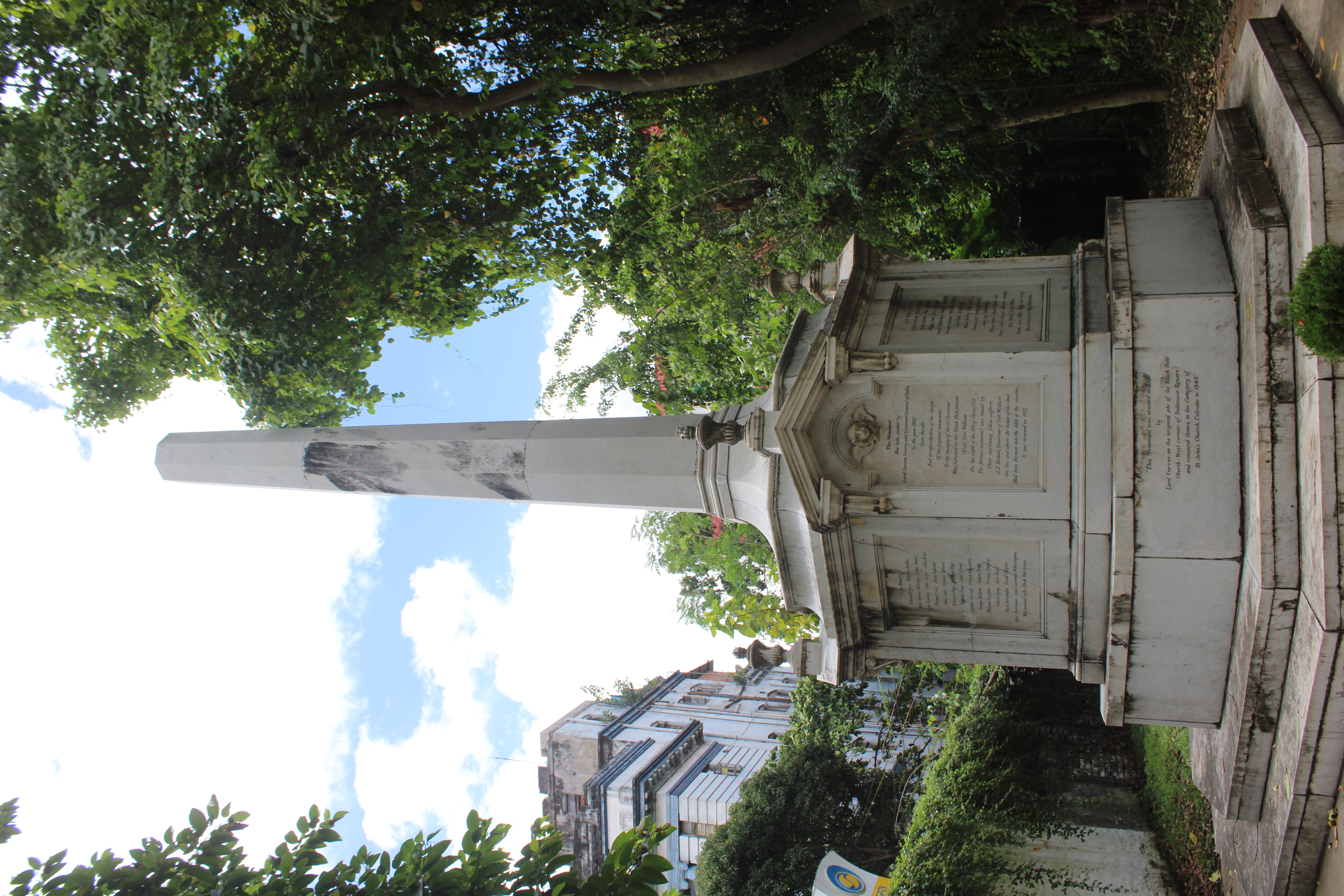 The Calcutta Black Hole Monument