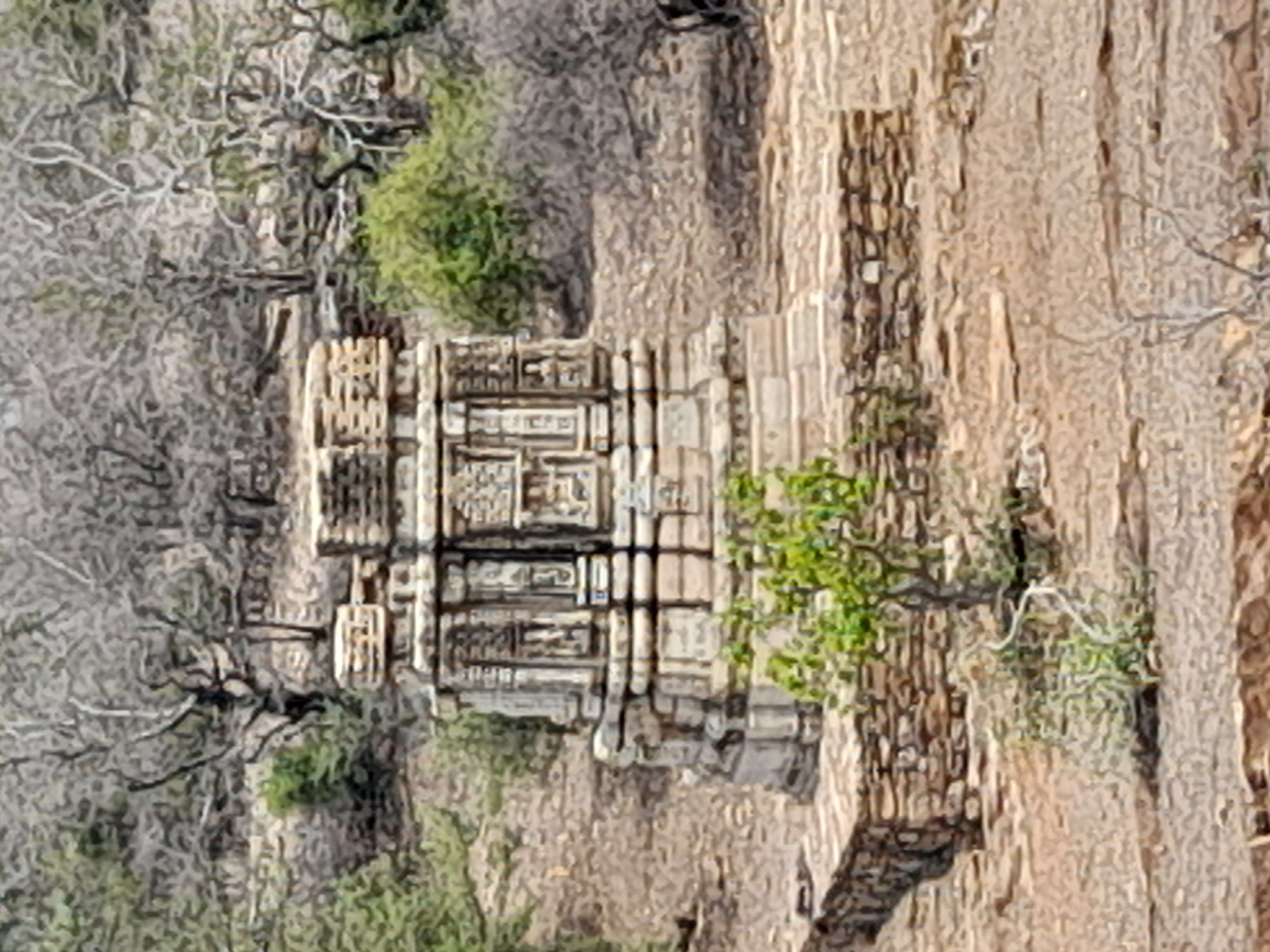 Remnants of Temple, Chittor Fort