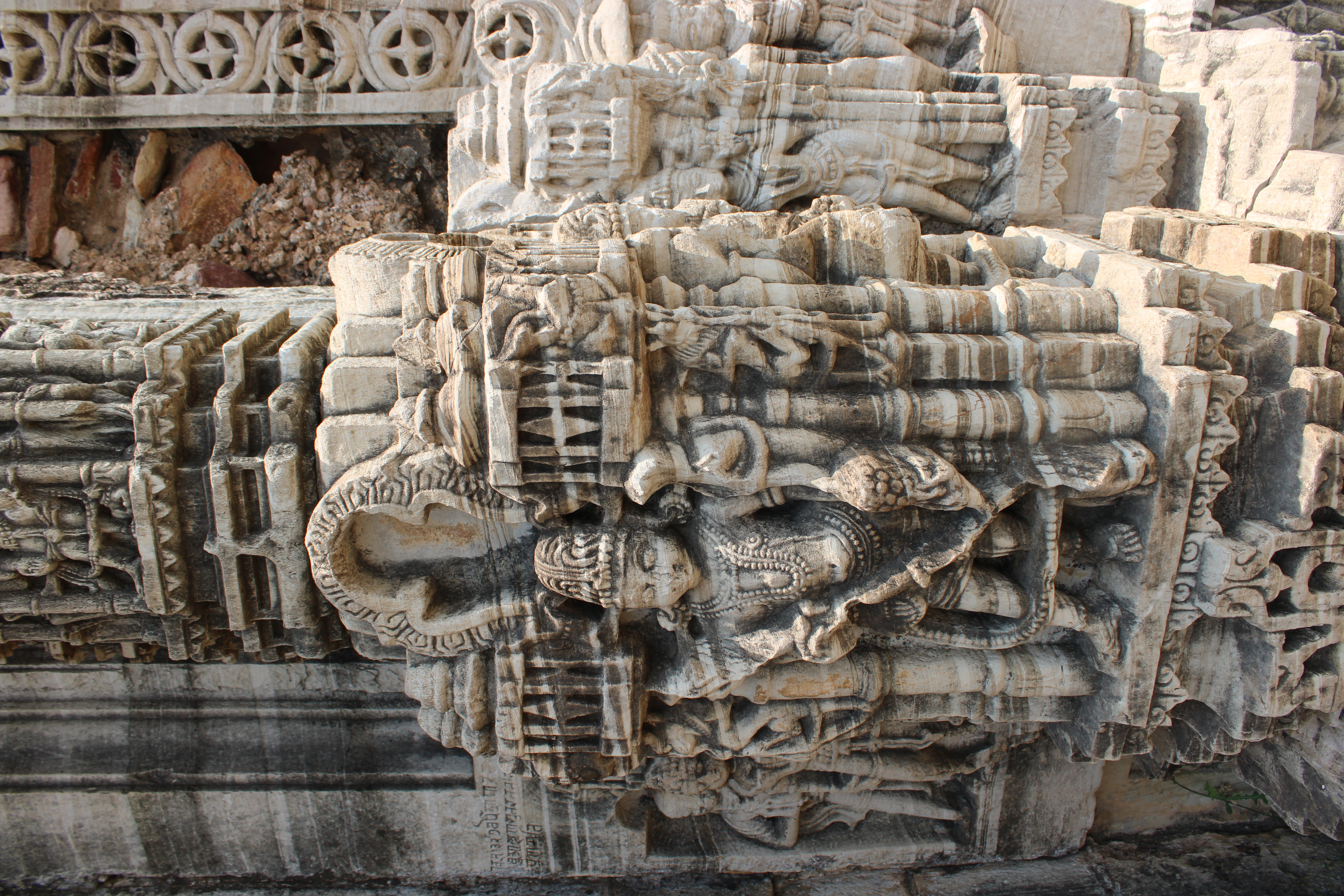 Ruined Temple Vijay Stambh, Chittor