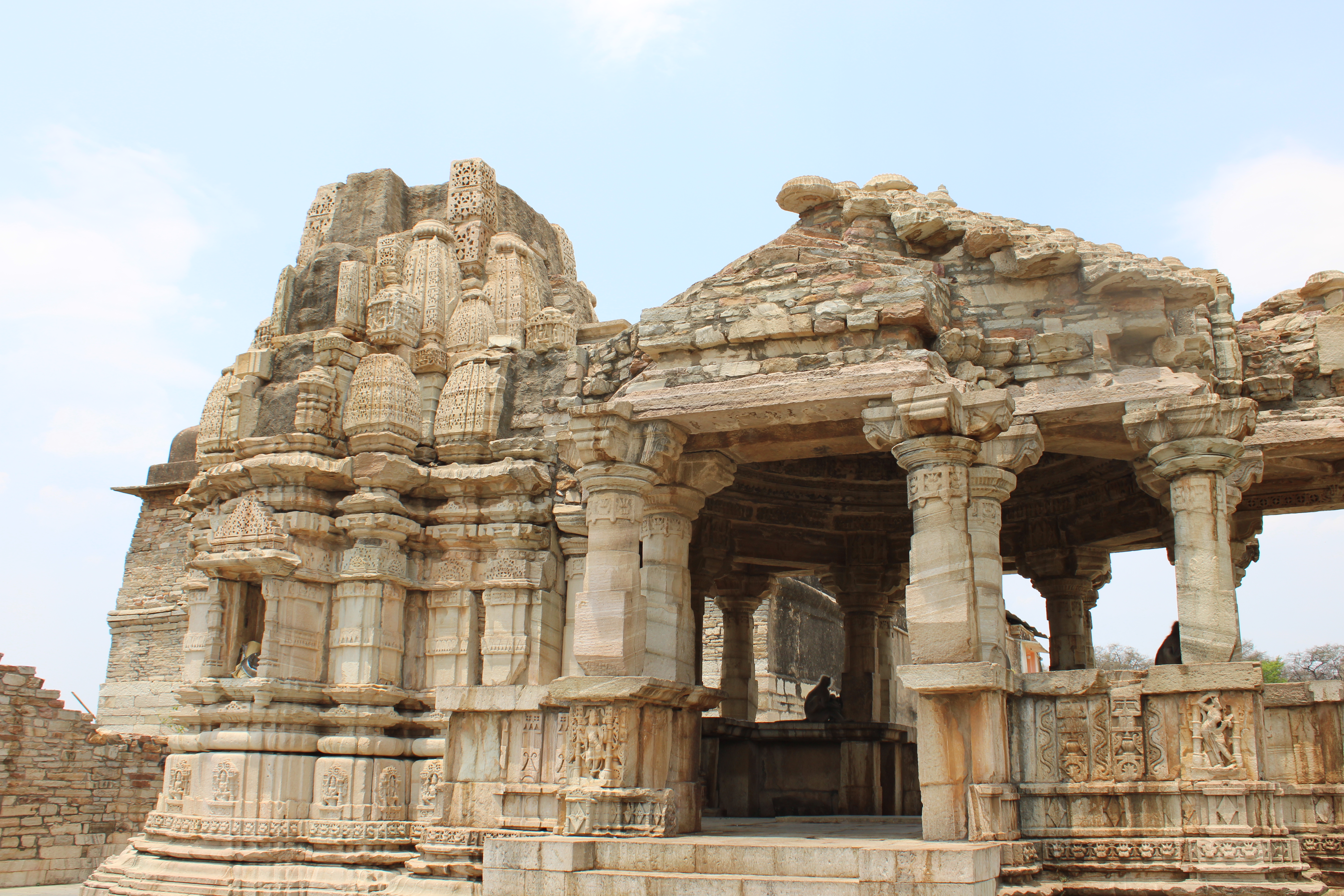 Runied temple, Chittor 