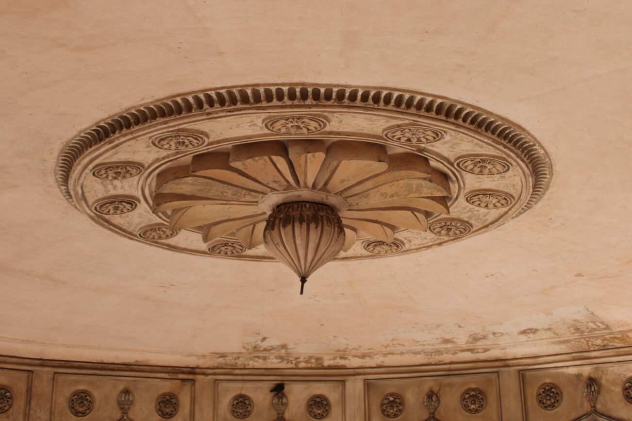 Detail of medallion in Ceiling of Charminar