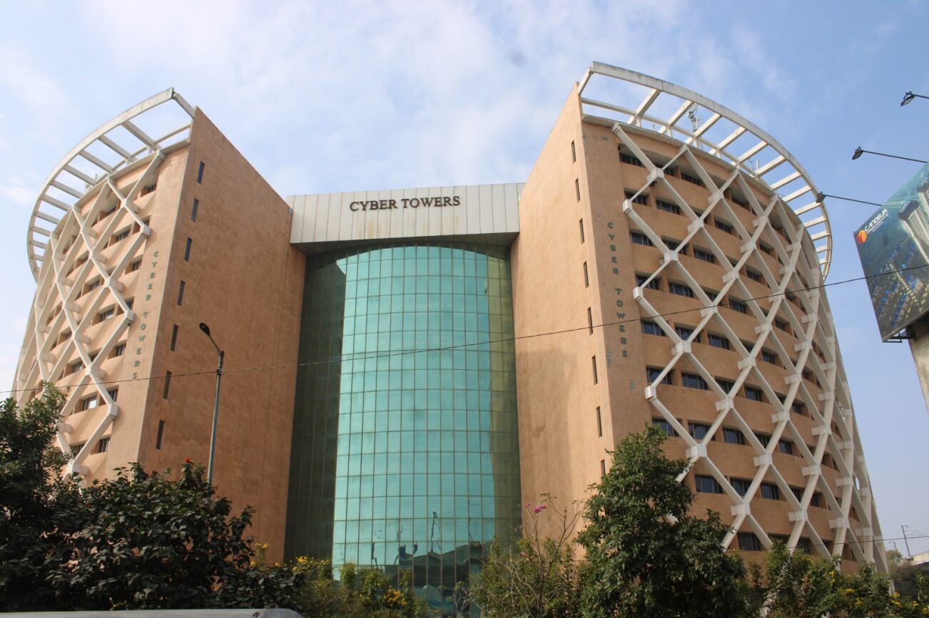 View of cyber Towers, Hyderabad