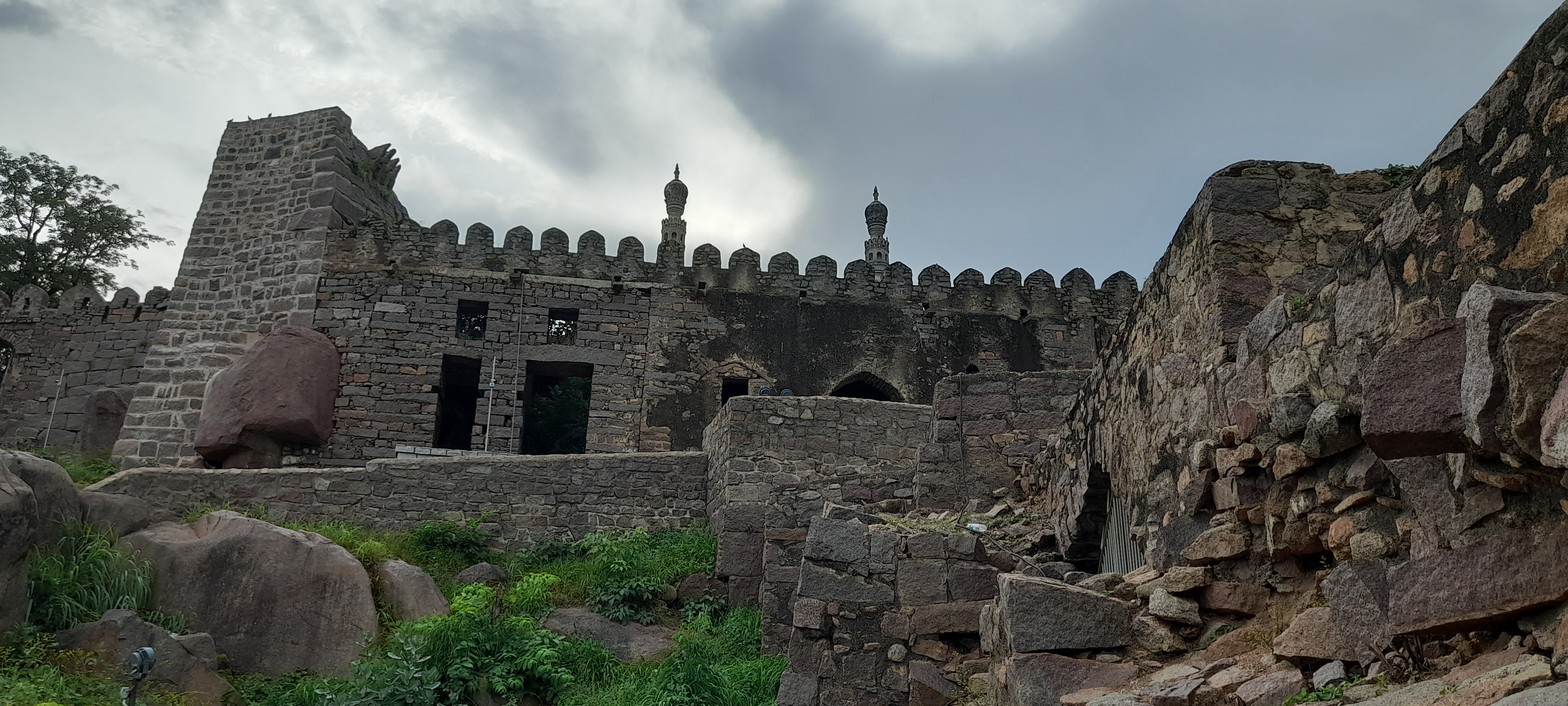 Inner Fort Walls, Golconda Fort, Hyderabad