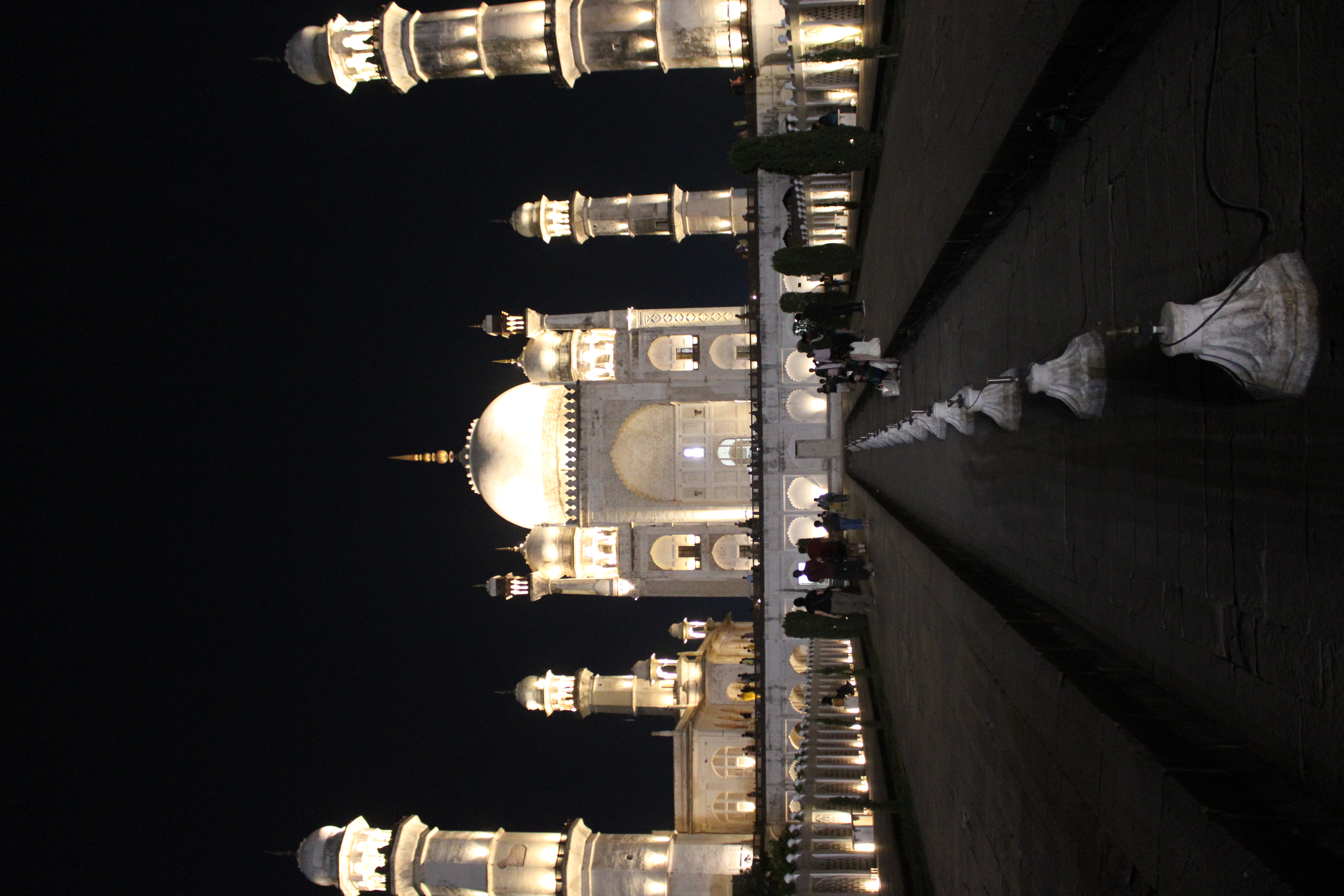 Bibi Ka Makbara By Night with fountains