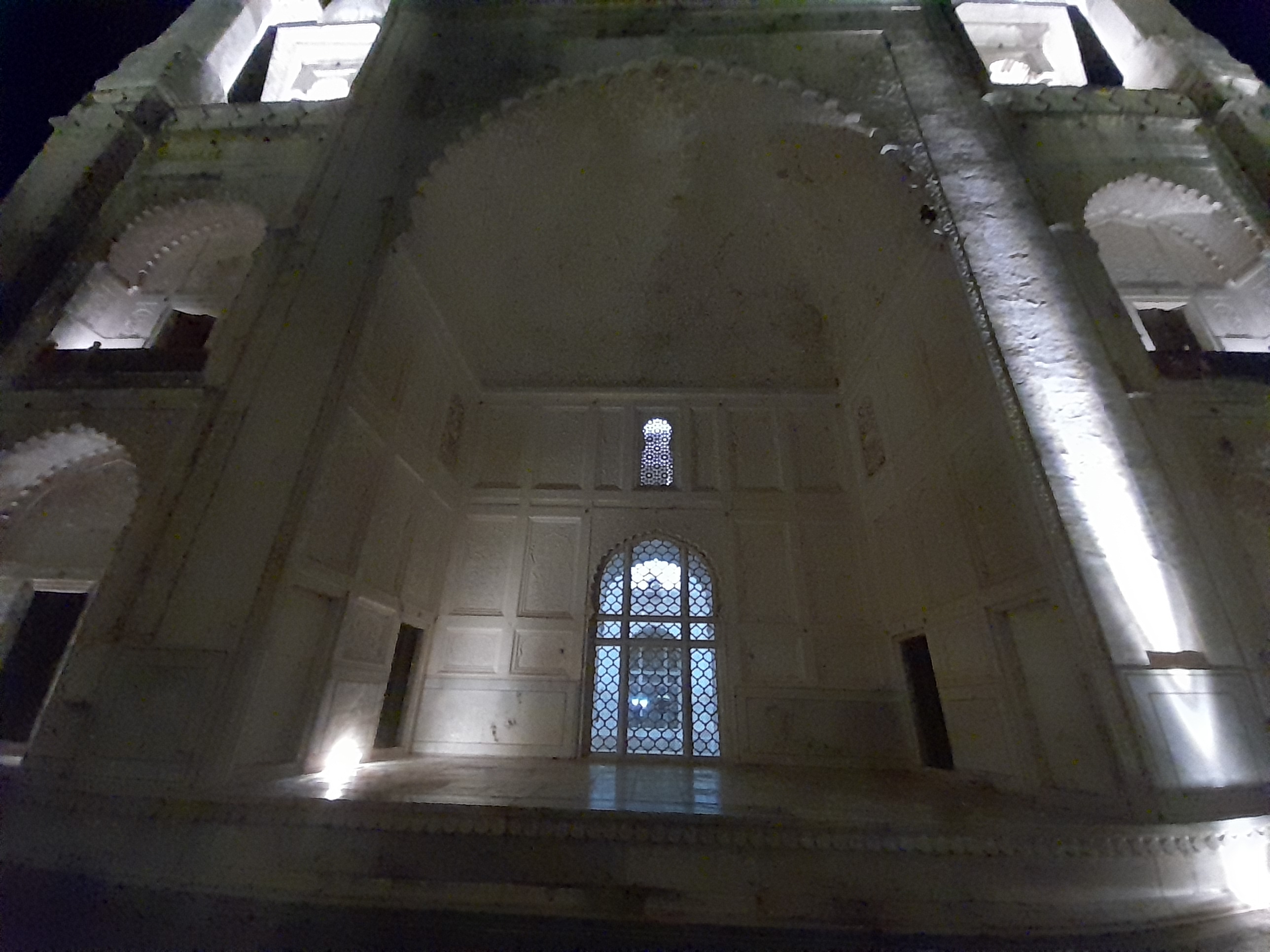 Great Arch Western Facade By Night