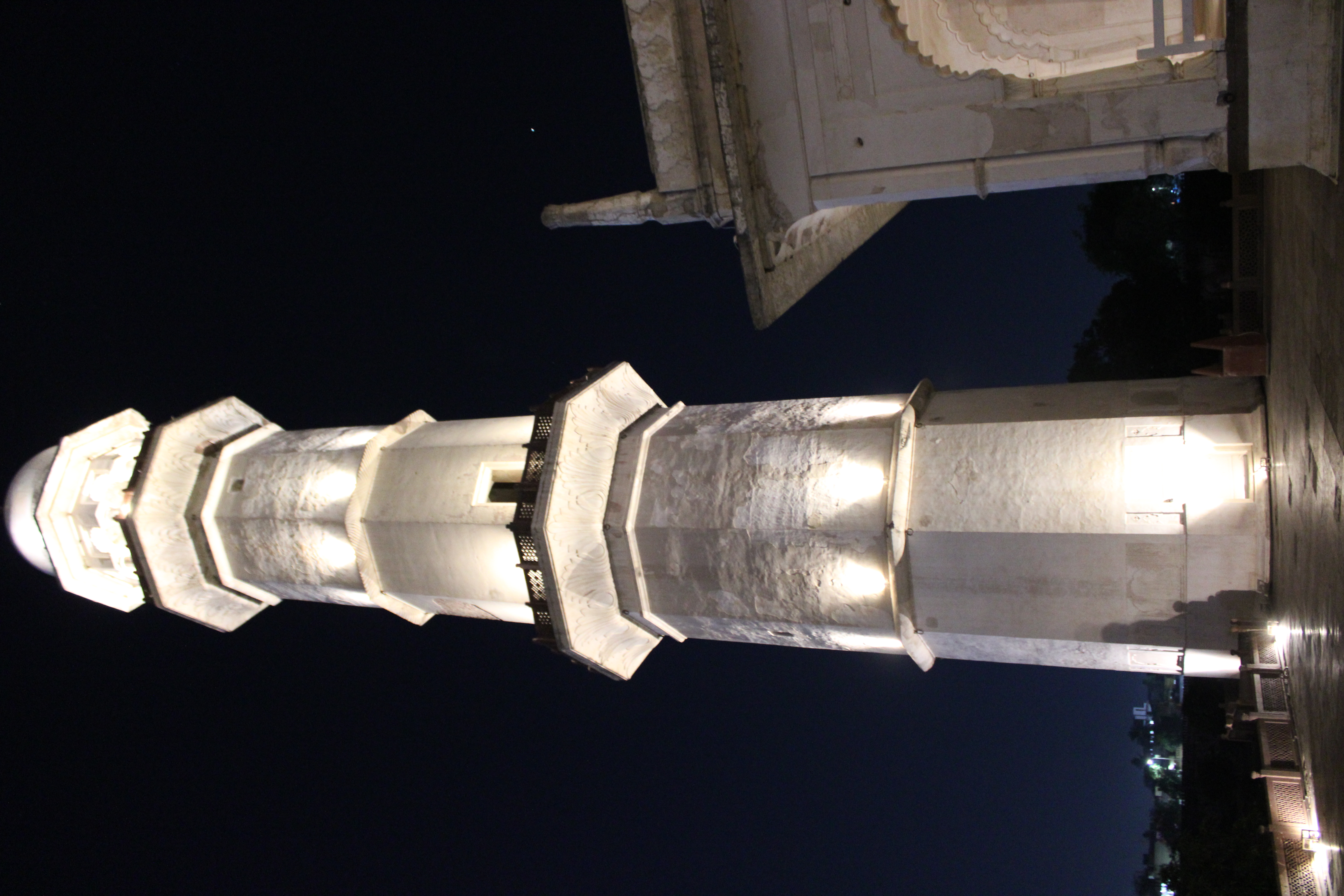 Octagonal Minar Corner of Platform